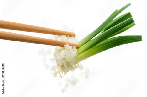 Chopsticks Gripping a Singl...