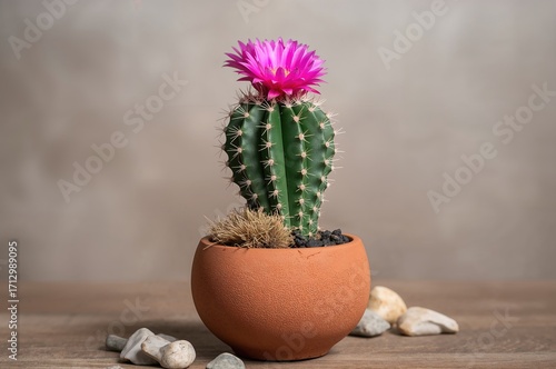 Potted Stenocactus multicos...