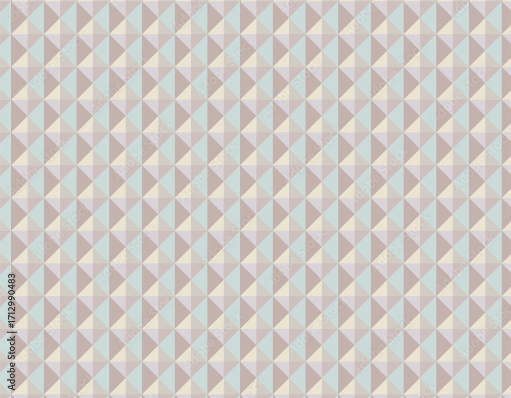 Fototapeta premium Vector art of light geometric pattern with soft pastel colors, a calm and elegant design
