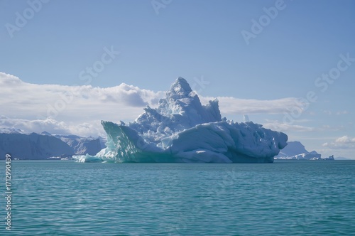 Wallpaper Mural Rear perspective of a colossal iceberg floating in the ocean Torontodigital.ca