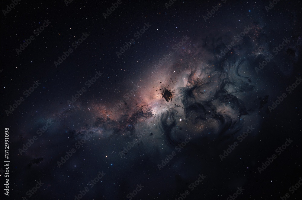 Obraz premium Cosmic abstract artwork