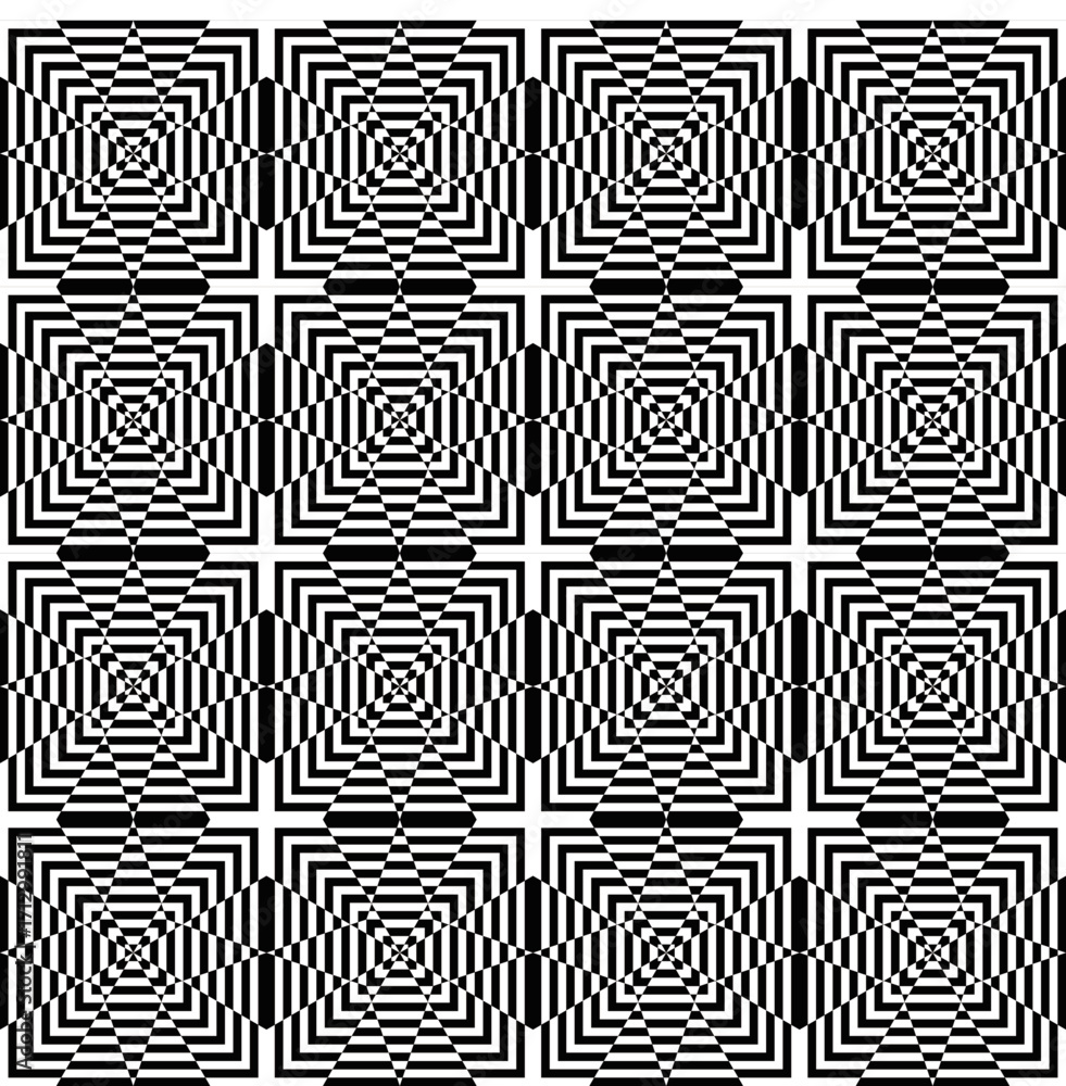 Fototapeta premium abstract geometric seamless pattern