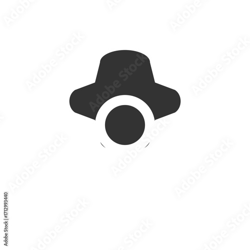 Gear Settings Icon Vector for Dashboard Configuration