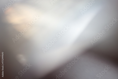 Fotografi Soft focus gray, black grain blur texture wall with prism refraction