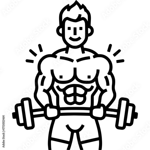 Body Builder Icon
