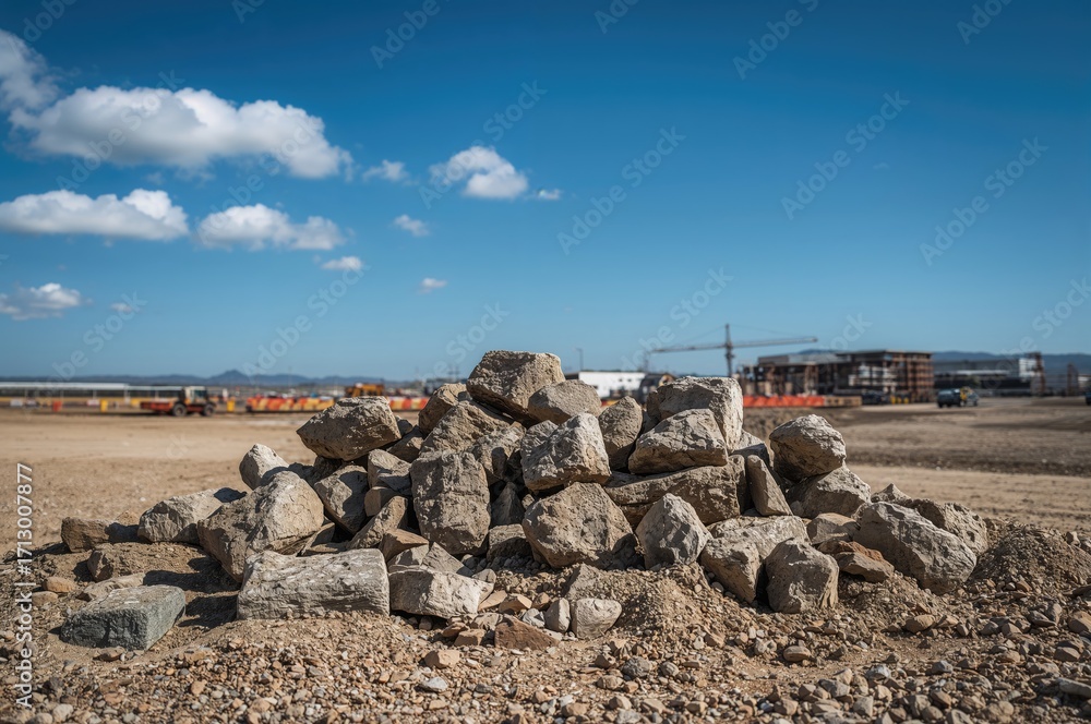 Obraz premium Stack of stones against a sky background