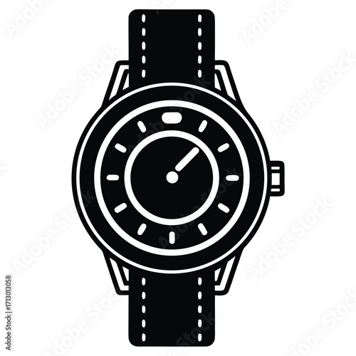 watch vector on white background
