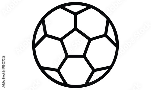A golden soccer ball, a shiny black and white sport sphere, is isolated on a white background for a game