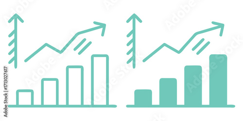 A business graph chart with an upward-pointing arrow symbolizes growth, market success, and financial progress

I've provided a descriptive sentence for the image you described Is there anything else 