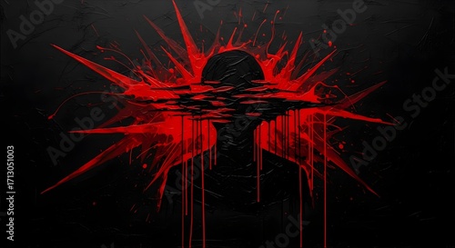 abstract background with red lines