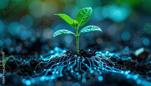 Digital Plant - A Fusion of Nature and Technology.