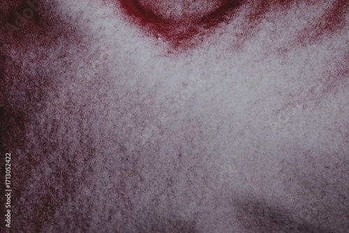 Snow-Covered Red Surface Abstract Winter Texture