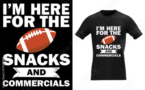 Humorous illustration depicting a football game with iconic snacks and memorable commercials perfect for sports fans and event promotions celebrating the fun of game day