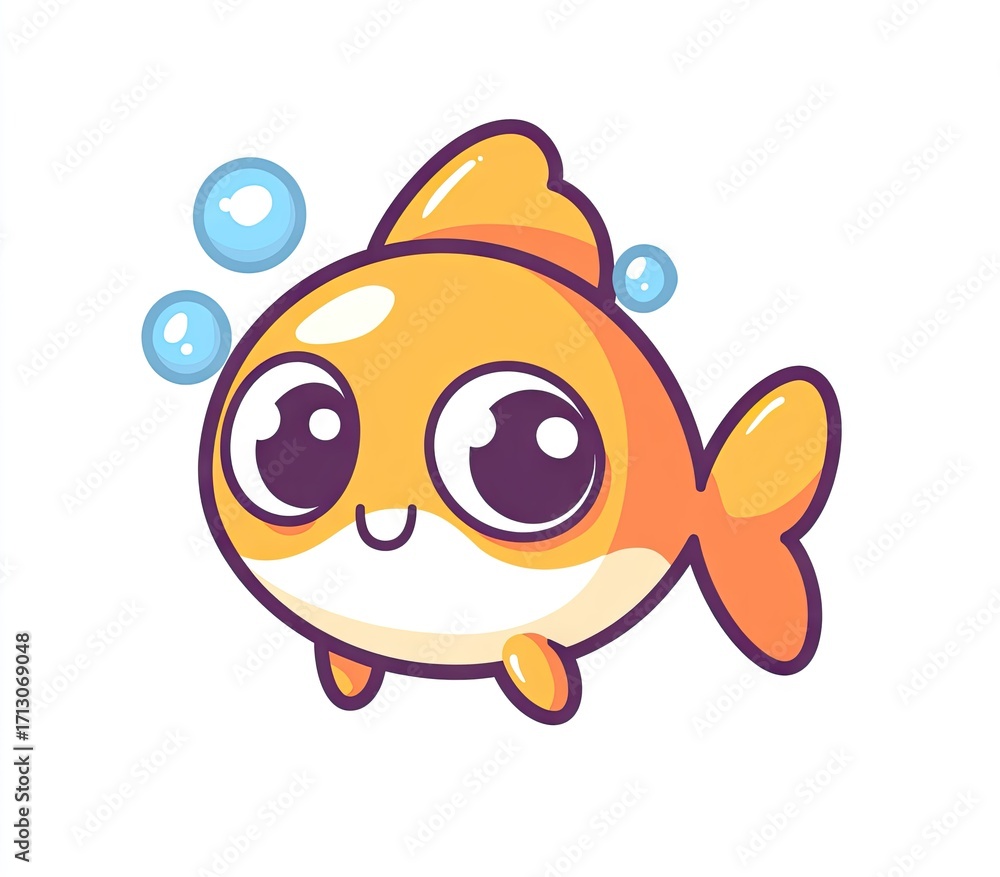 Obraz premium Charming Orange Goldfish