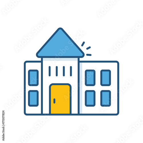 Campus Color Line Vector Icon