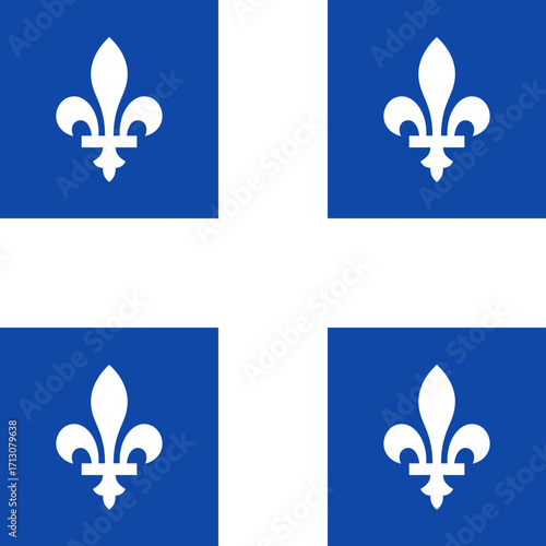 Flag of Quebec - square variant