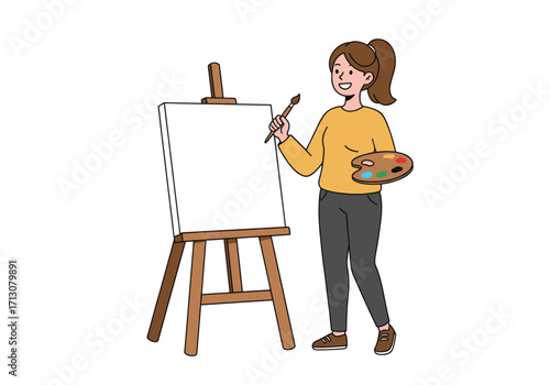 Artist Painting Icon