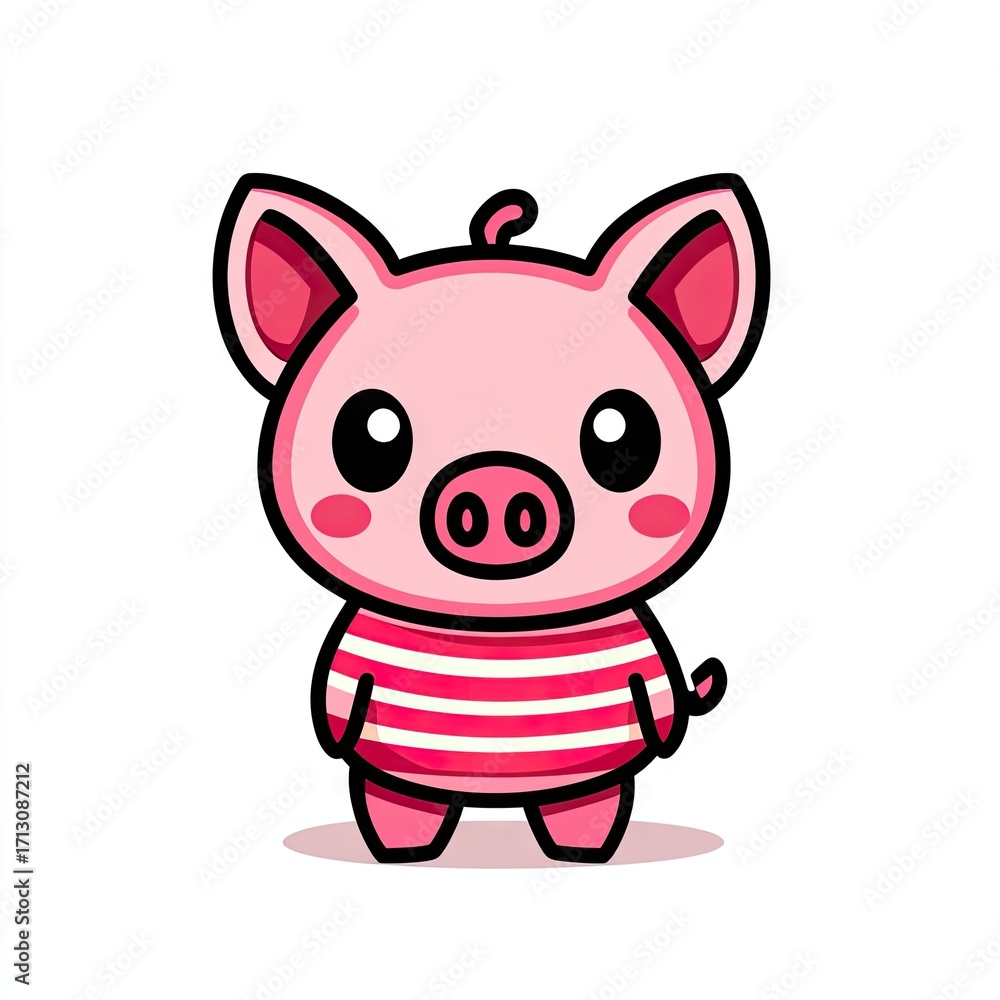 Fototapeta premium pink piggy bank