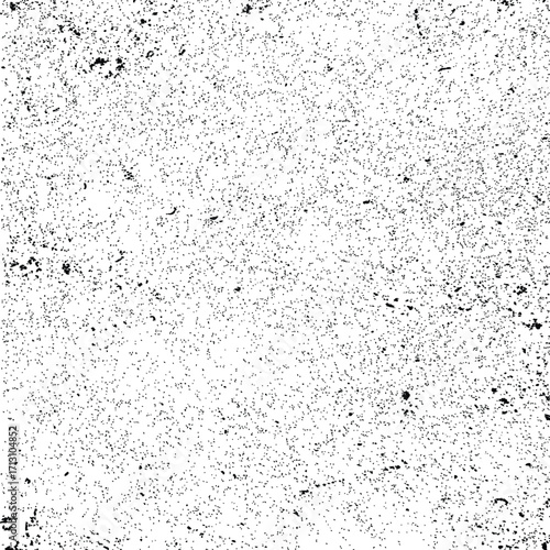 Vector art of abstract grunge texture with small black speckles and dots on a, perfect for distressed design elements and vintage effects