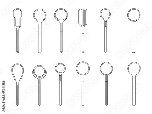 Basting spoon modern minimalist cooking line