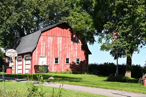 Red Barn on the Hill