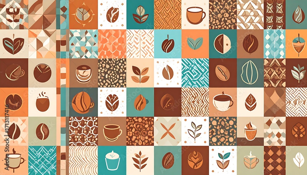 Coffee Pattern Designs.