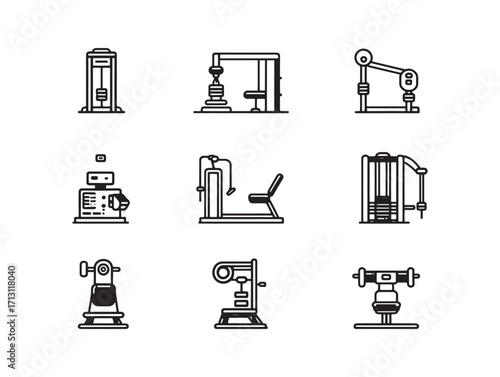 Cable machine workout minimalist exercise device