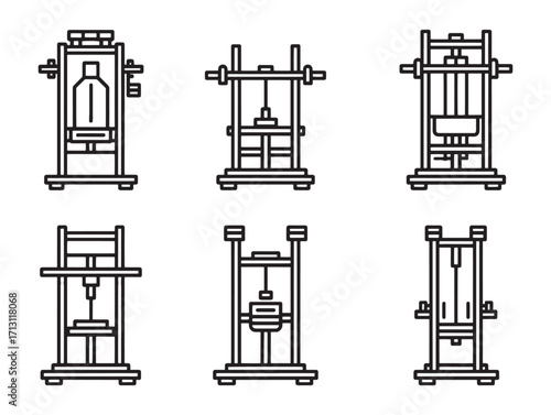 Calf raise machine set of minimalist