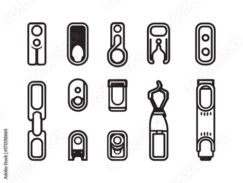 Can opener set of minimalist kitchen utensil