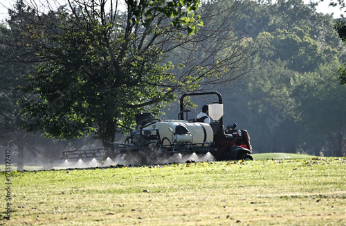 Spraying the Golf Course