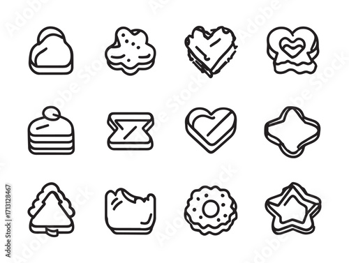 Cookie cutter unique festive pastry mold