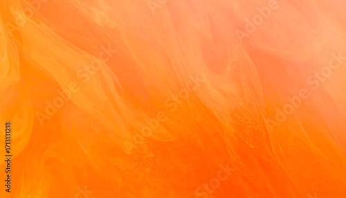 Abstract orange liquid swirls