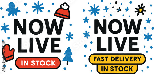 Now Live In Stock Winter Promotion.