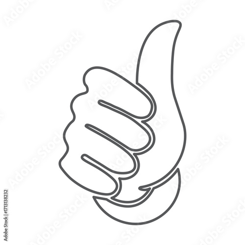 Thumbs up and thumbs down icon set