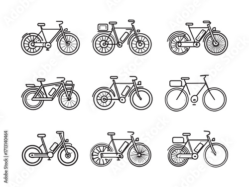 Electric bicycle Stylish pedal assist electric bike