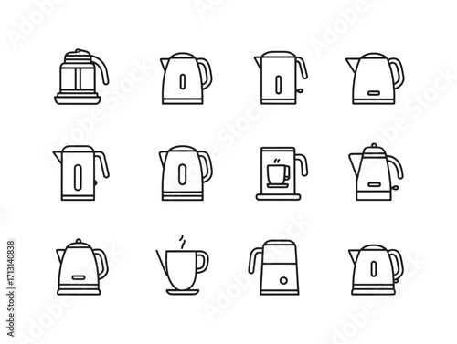 Electric kettle Modern stylish kitchen water heater