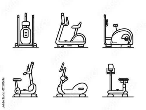 Elliptical trainer durable adjustable health equipment