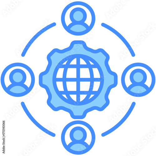 Outsourcing Icon
