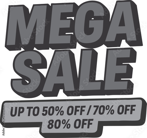 Mega Sale Event with Discount Offers for Customers to Save Money on Products.