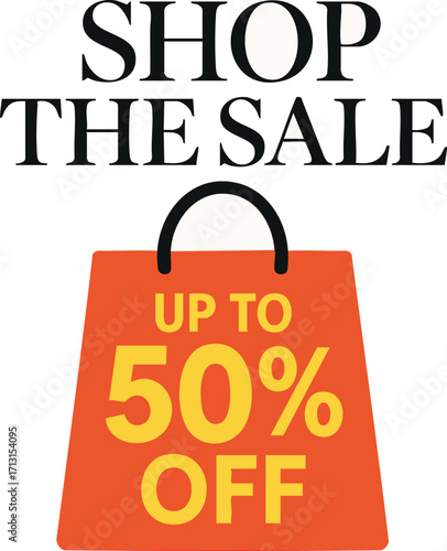 Shop the sale with up to 50 percent off on all items in store.