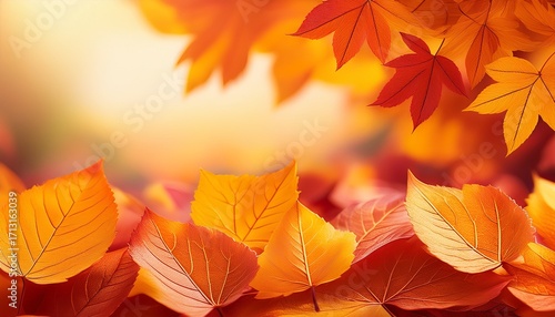 Atumn Background With Leaves