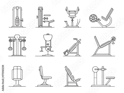 Leg extension machine lower limb workout