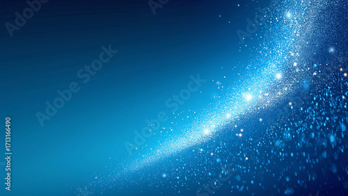 Gorgeous Cool frosty blue bokeh abstract background with scratchy snowy texture for winter hope and transformation
