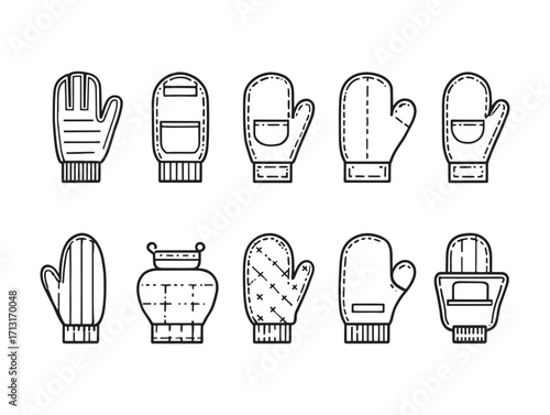 Oven mitts insulated hand kitchen gear