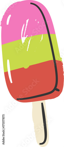 Crayon Popsicle Ice Cream