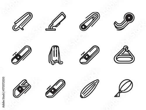 Peeler kitchen tool simple line art
