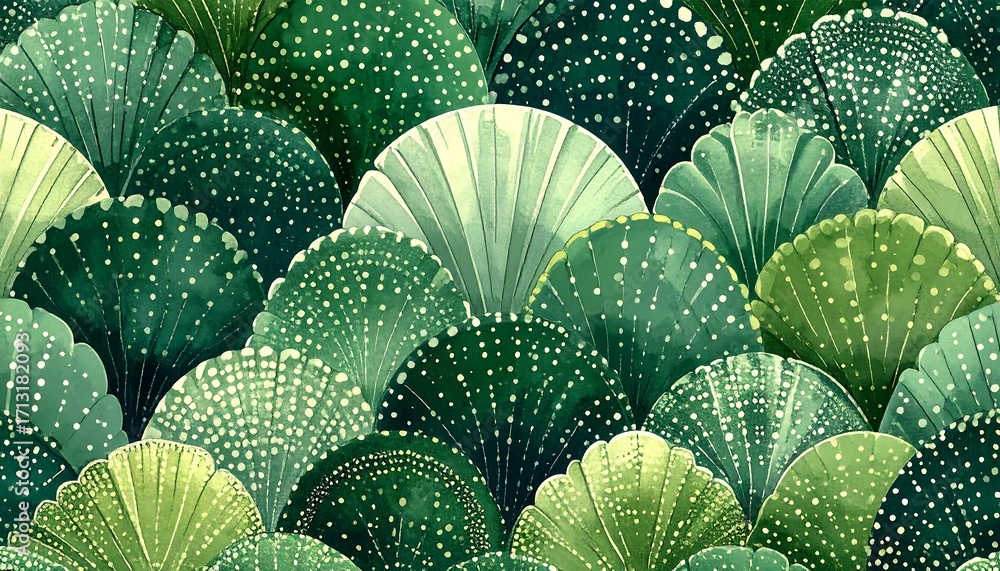 Green Leaf Pattern Background. Green Leaf Pattern Background.