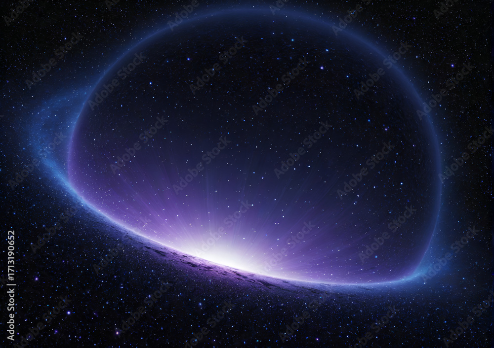 Fototapeta premium space effect
