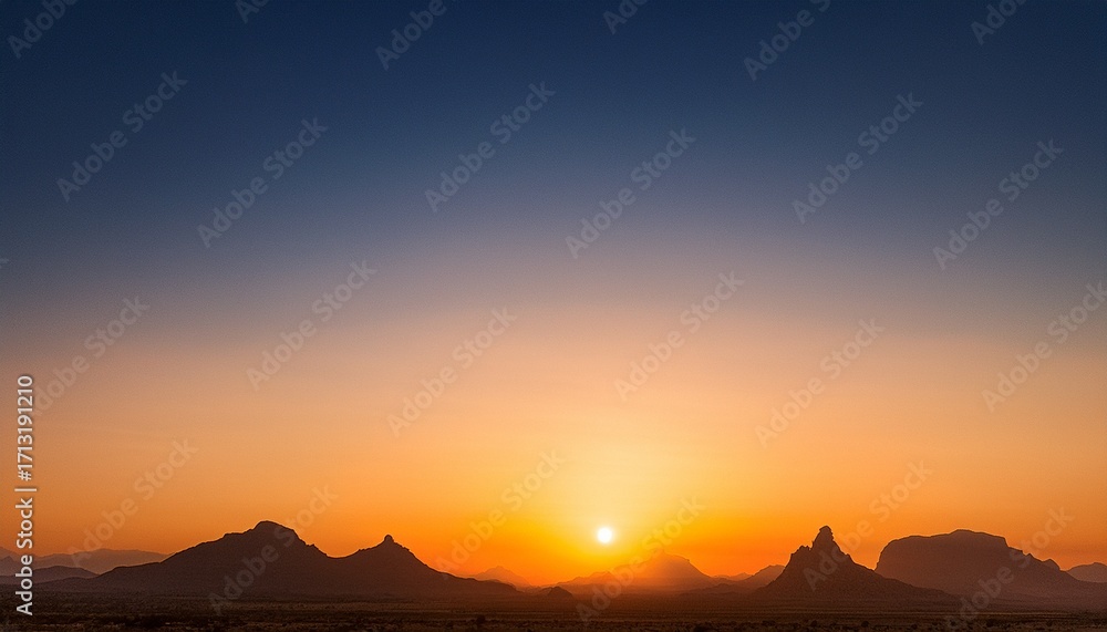 Abstract Native American Gradient Background With Subtle Grain Texture Backdrop Sunset