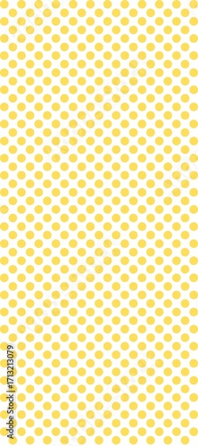 Yellow Polka Dot Phone Wallpaper – Cheerful Seamless Dotted Pattern Background